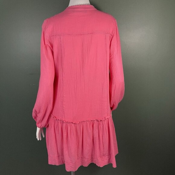 Tuckernuck Pomander Place Ophelia Beaded Gauze Dress Coverup Size Small - Picture 6 of 13